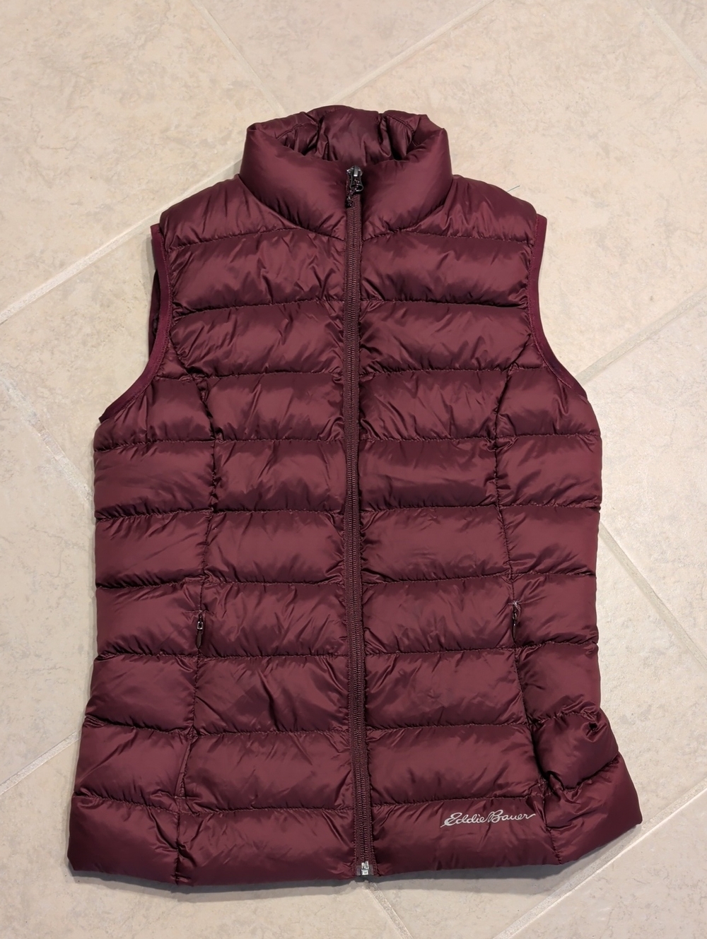 Eddie Bauer Women's Maroon EB650 Puffer Vest